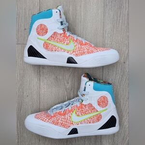 Nike Kobe IX 9 Elite High Protro 'What The' HJ9446-100 Youth Sz 6 /Womens Sz 7.5